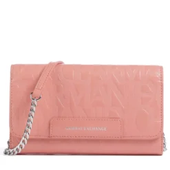 Mini Clutch Donna con Tracolla in Catena ARMANI EXCHANGE colore Petal Pop
