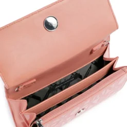 Mini Clutch Donna con Tracolla in Catena ARMANI EXCHANGE colore Petal Pop