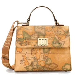 Mini Tote Donna a Mano con Tracolla 1A Classe Alviero Martini linea Geo Classic E064
