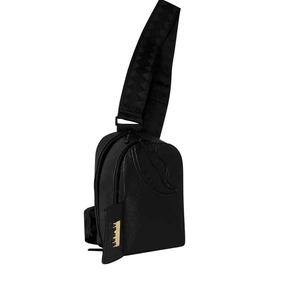 Monospalla SPRAYGROUND stampa Gold Brick Luxe
