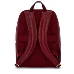 PIQUADRO Zaino Porta Pc 14" linea Blue Square in Pelle Rossa - CA3214B2