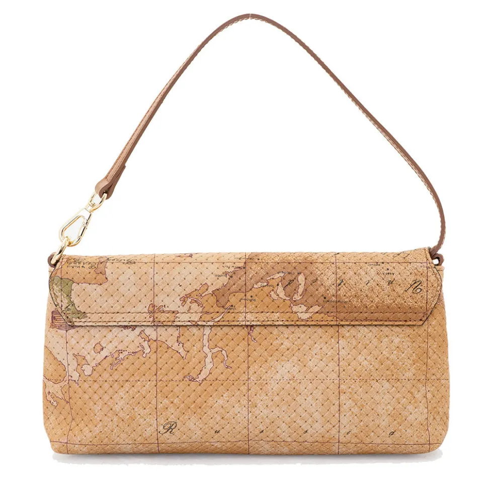 Pochette Donna 1A Classe Alviero Martini linea Vela Bag in Nappa stampa Geo Classic PQ182