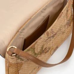 Pochette Donna 1A Classe Alviero Martini linea Vela Bag in Nappa stampa Geo Classic PQ182