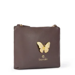 Pochette Donna con Tracolla BRACCIALINI linea Beth Jewels Marrone