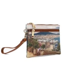 Pochette Donna con Zip Y NOT YES-342 Stampa Lemon Tree