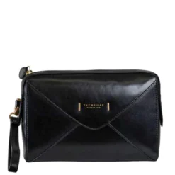 Pochette Donna THE BRIDGE linea Frida in Pelle Nera
