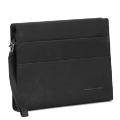 Pochette PIQUADRO porta iPad® Linea Paavo in Pelle Nera - AC5974S122