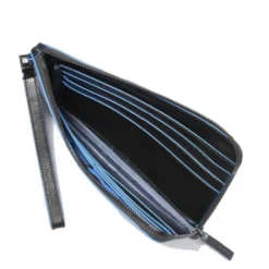 Pochette Uomo PIQUADRO in Pelle Linea Blue Square colore Nero - AC2648B2R