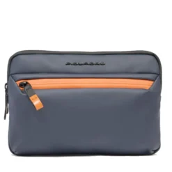 Pochette Uomo Piquadro in Tessuto colore Blu con Tracolla Linea Corner - AC6492C2OW
