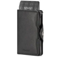 Portacarte KOMPAT linea Kompat S con RFID Colore Nero Essenziale