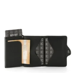 Portacarte KOMPAT linea Kompat S con RFID Colore Nero Essenziale