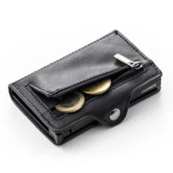 Portacarte KOMPAT linea Kompat S con RFID Colore Nero Essenziale