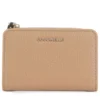 Portacarte Mini COCCINELLE in Pelle Linea Metallic Soft colore Skin