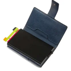 Portacarte PIQUADRO in Pelle e Alluminio con RFID in Pelle Avio - PP5649S141R