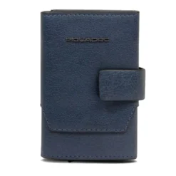 Portacarte PIQUADRO in Pelle e Alluminio con RFID in Pelle Avio - PP5649S141R