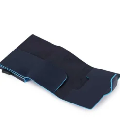 Portacarte PIQUADRO in Pelle e Alluminio con RFID in Pelle Blu - PP5649B2RBLR