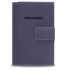 Portacarte PIQUADRO in Tessuto e Alluminio con RFID Colore Blu Linea Corner 2.0 - PP5649C2OWR