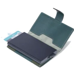 Portacarte PIQUADRO in Tessuto e Alluminio con RFID Colore Verde Linea Pq - Earth - PP5649S137R