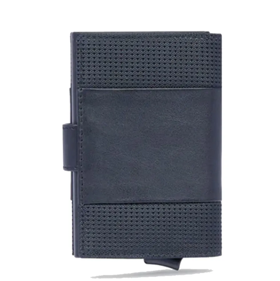 Portacarte PIQUADRO in Tessuto e Alluminio con RFID Colore Nero Linea Pq - Earth - PP5649S137R
