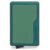 Portacarte PIQUADRO MagSafe in Alluminio e Pelle con RFID Colore Verde - PP7072S145R