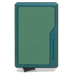 Portacarte PIQUADRO MagSafe in Alluminio e Pelle con RFID Colore Verde - PP7072S145R