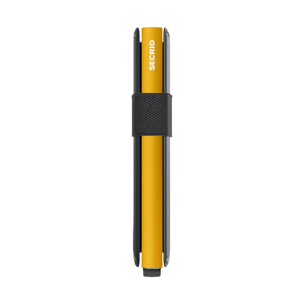 Porta Carte SECRID linea TPU colore Black-Ochre con RFID