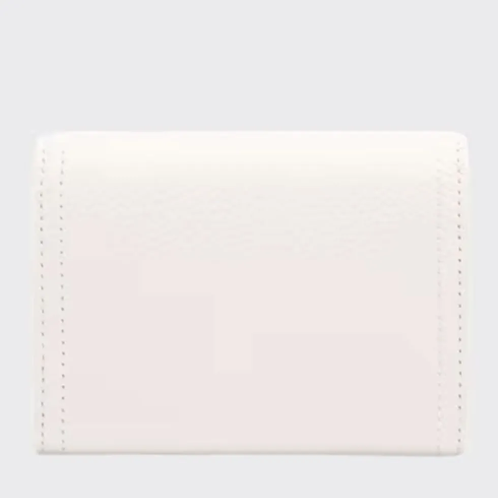 Portafoglio Donna COCCINELLE in Pelle Colore Blanco Linea Campus Misura Piccola