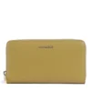 Portafoglio Donna COCCINELLE Zip Around in Pelle Seagrass Linea Metallic Soft
