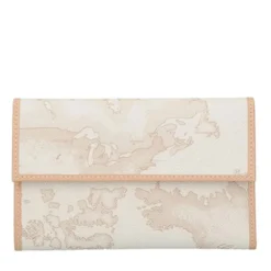 Portafoglio Donna con Bottone 1A Classe Alviero Martini linea Geo White W017