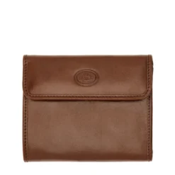 Portafoglio Donna con Pattina THE BRIDGE in Pelle Marrone linea Story Made in Italy