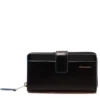 Portafoglio Donna Doppio Scomparto PIQUADRO In Pelle Nera - PD1354B2R Linea Blue Square