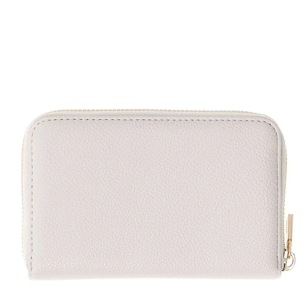 Portafoglio Donna GUESS Chiuso con Zip Linea Laurel Colore Ivory Misura Media
