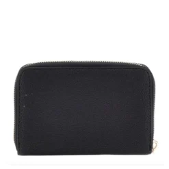 Portafoglio Donna GUESS Chiuso con Zip Linea Laurel Colore Nero Misura Media