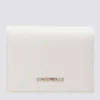 Portafoglio Donna Mini COCCINELLE in Pelle Linea Metallic Soft colore Blanco Chiuso con Bottone