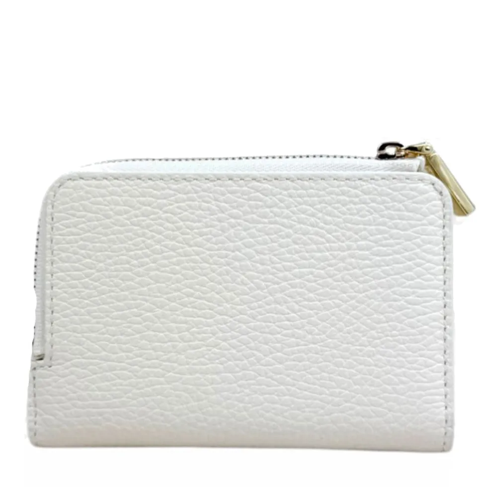 Portafoglio Donna Piatto COCCINELLE in Pelle Pearl Linea Metallic Soft