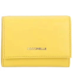 Portafoglio Donna Piccolo COCCINELLE in Pelle Colore Soleado Linea Metallic Soft
