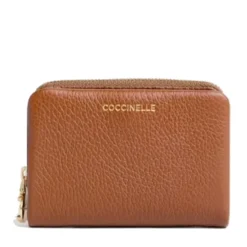 Portafoglio Donna Piccolo COCCINELLE in Pelle Cognac Linea C - Me