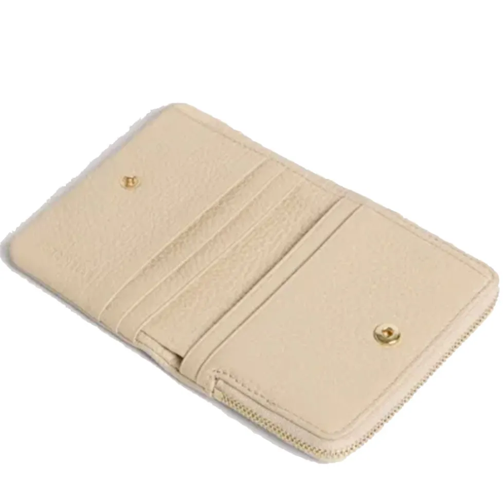 Portafoglio Donna Piccolo COCCINELLE in Pelle Sandshell Linea C - Me