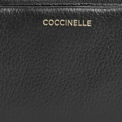 Portafoglio Donna Piccolo COCCINELLE in Pelle Nera Linea C - Me