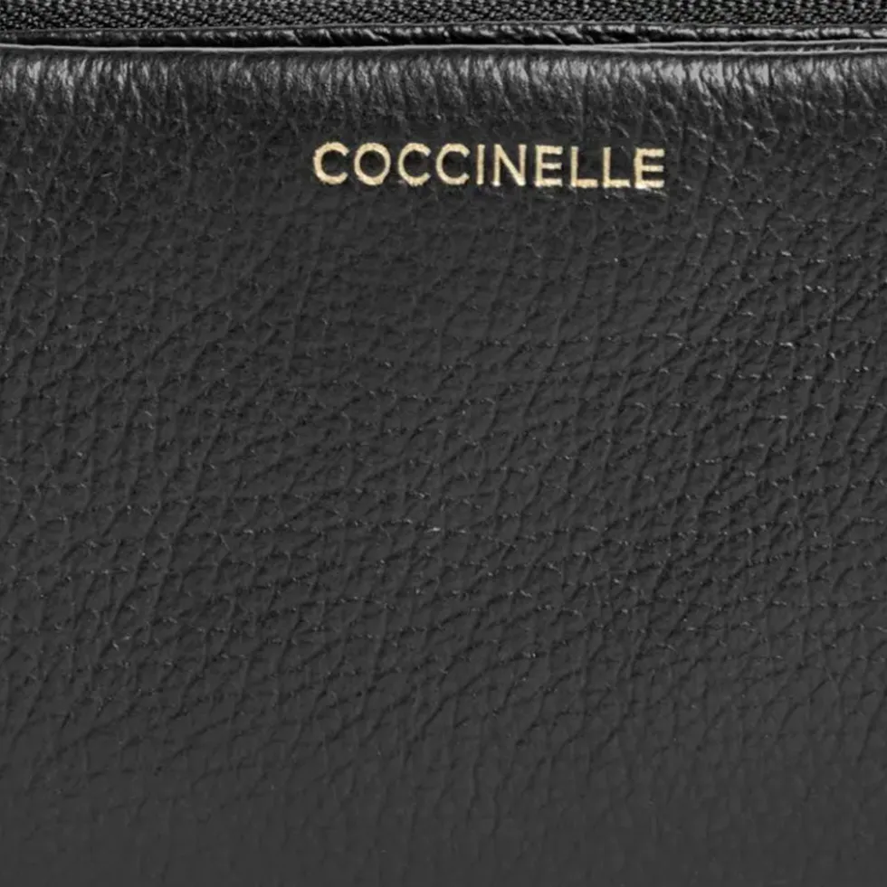 Portafoglio Donna Piccolo COCCINELLE in Pelle Nera Linea C - Me