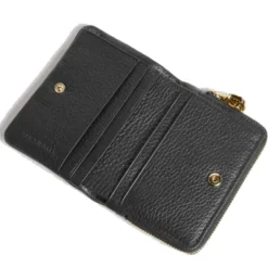 Portafoglio Donna Piccolo COCCINELLE in Pelle Nera Linea C - Me