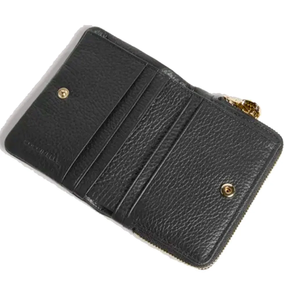Portafoglio Donna Piccolo COCCINELLE in Pelle Nera Linea C - Me