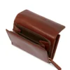 Portafoglio Donna Piccolo con Clip THE BRIDGE linea Story in Pelle Marrone Made in Italy