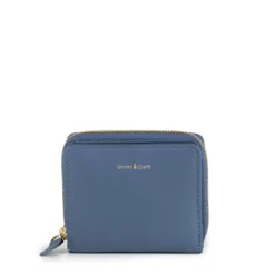 Portafoglio Donna Piccolo GIANNI CONTI linea Coco in Pelle color Jeans