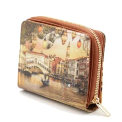 Portafoglio Donna Piccolo Y NOT YES-655 Stampa Christmas Venice