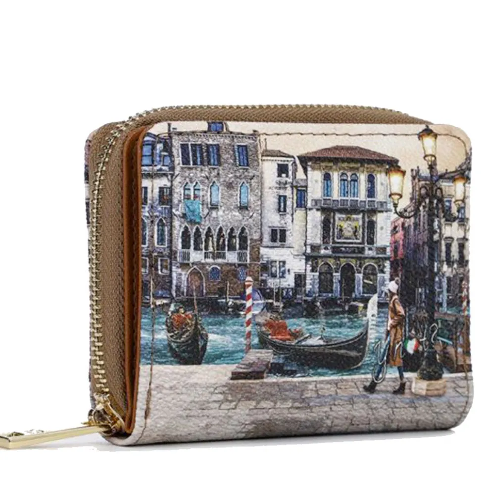 Portafoglio Donna Piccolo Y NOT YES-562 Stampa Blue Lagoon