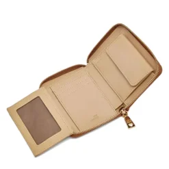 Portafoglio Donna Piccolo Zip Around LOVE MOSCHINO linea Bold Love color Cuoio