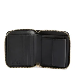 Portafoglio Donna Piccolo Zip Around 1A Classe Alviero Martini linea Folk Geo Night Nero PO98