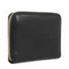 Portafoglio Donna Piccolo Zip Around THE BRIDGE linea Lucrezia in Pelle Nera