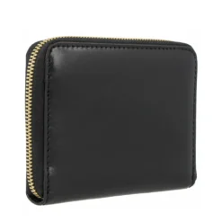 Portafoglio Donna Piccolo Zip Around THE BRIDGE linea Lucrezia in Pelle Nera